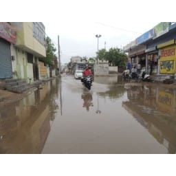narnaul news, rain, water logging, people, faced problem
