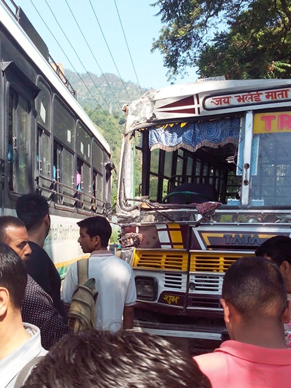 two bus accident