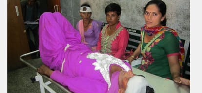 4 injured in buses colides at chamba.