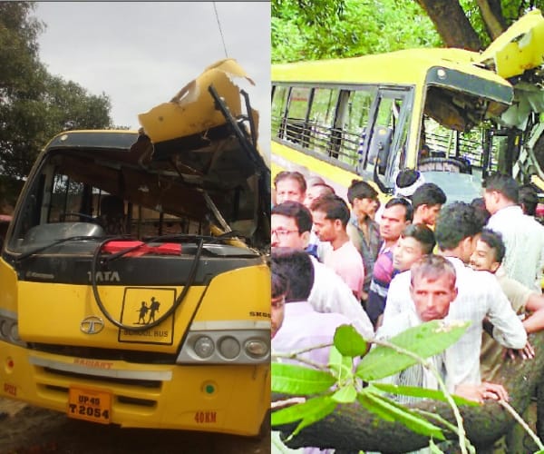 Accident in jalalapur in Ambedkarnagar.