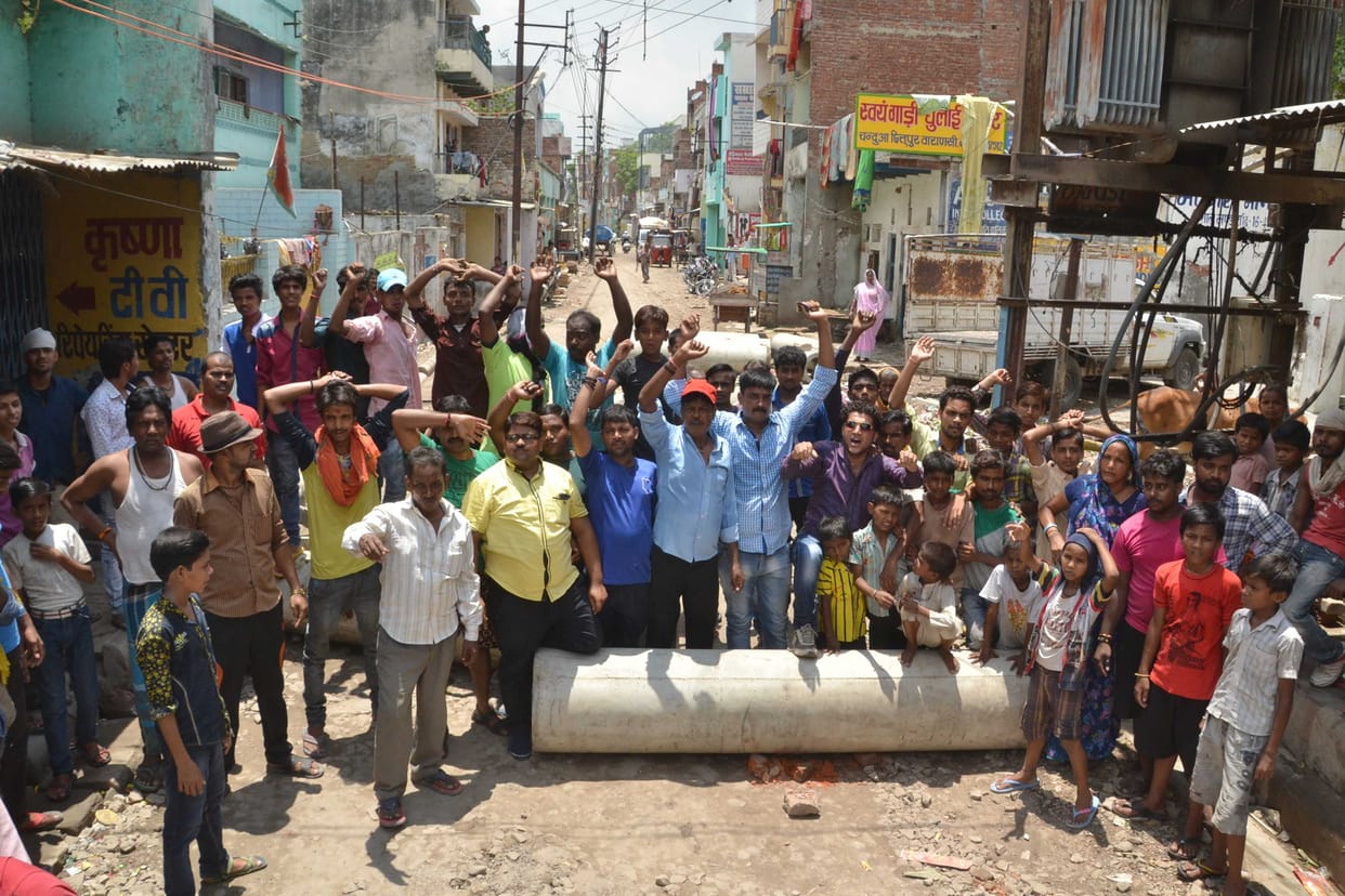 People got fed up with the problem of drinking water on the road