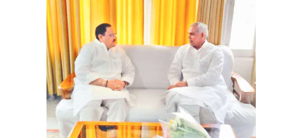 governor acharya dev vrat on a visit to bilaspur