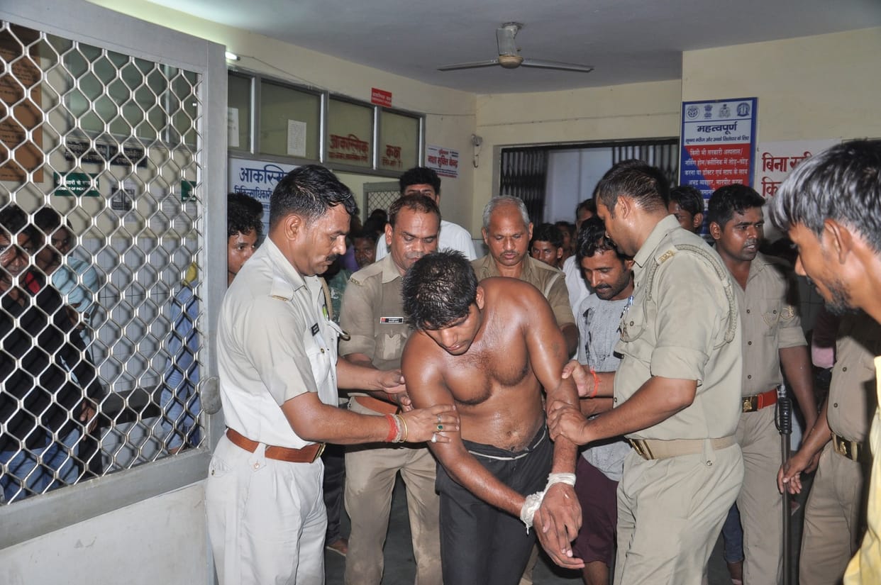 ruckus of wine drinker in district hospital