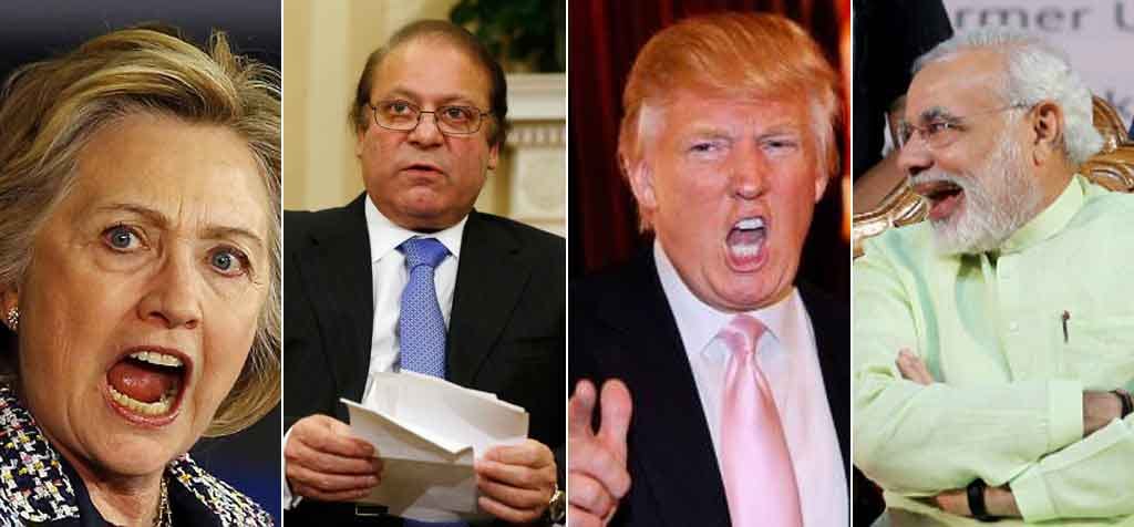 Hillary Clinton & Donald Trump to maintain pressure on pakistan