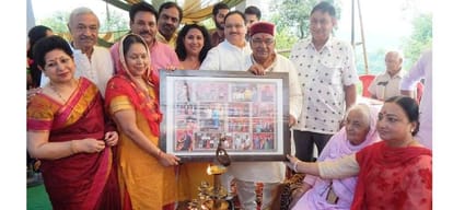 governor acharya dev vrat on a visit to bilaspur