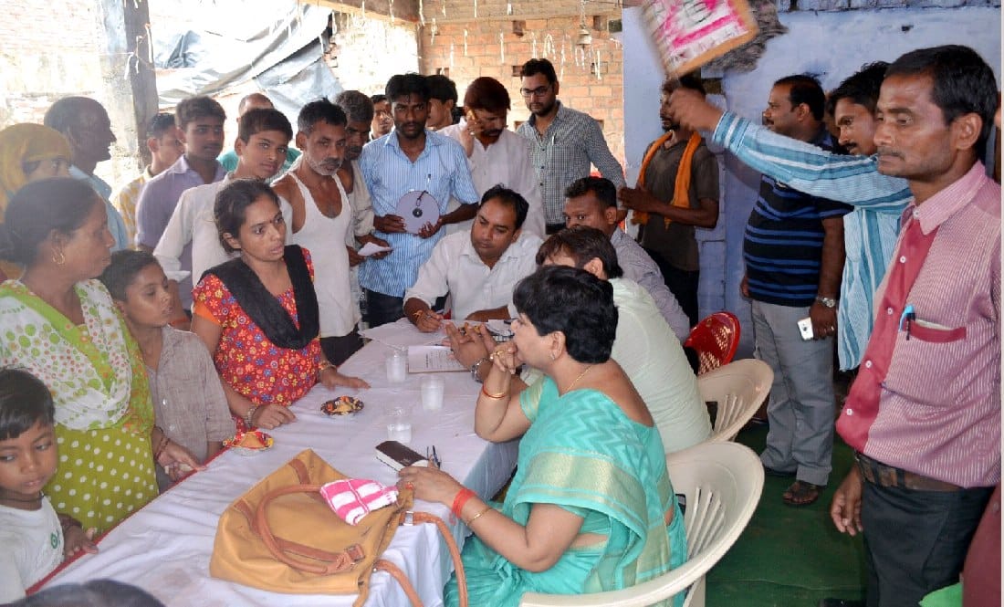The complaint was settled in Arjunpura camp
