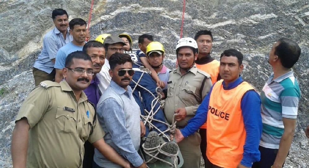 Mock disaster drill organized by the National Disaster Response Force