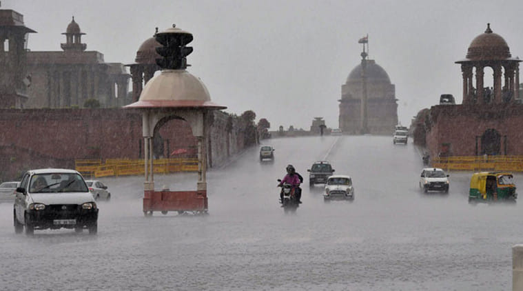 Mercury in Delhi NCR dropped rain, sunny day not out