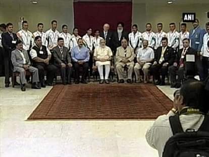 PM Modi meets Rio Olympic 2016-bound Indian contingent