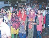 sandhya fari, sri krishan bhajan, people, kaithal