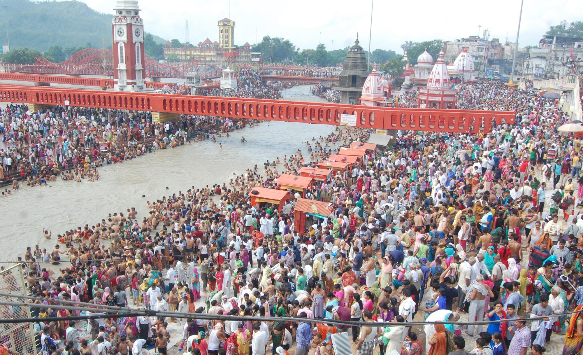 ganga snan at somwwati amawasya in haridwar.