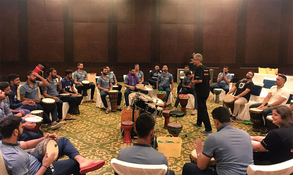 Team India Bonds over Music Ordered by Anil Kumble