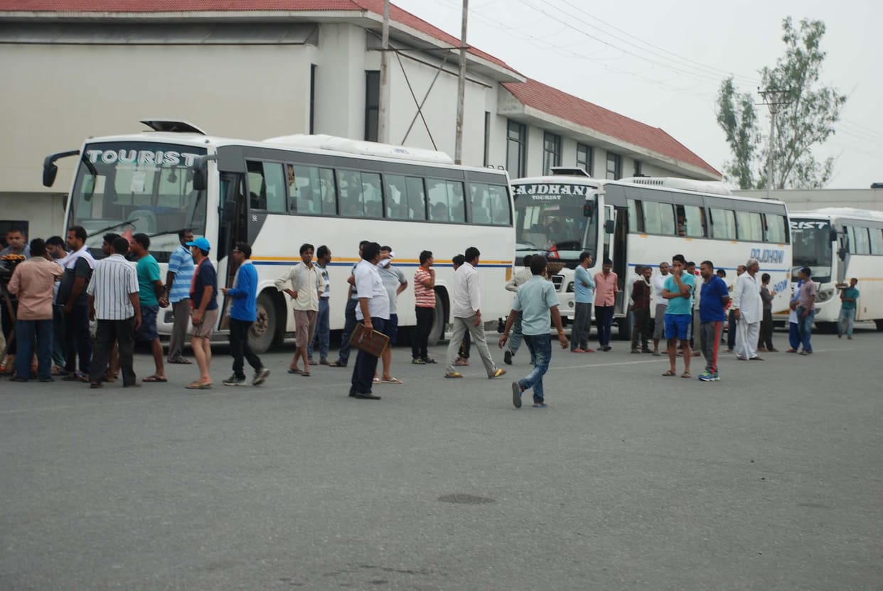 2202 pilgrims arrived by road in the state in 103 vehicles