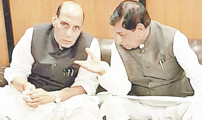hukum singh meet to rajnath singh