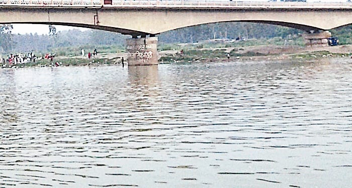 1300 cusecs water again in yamuna