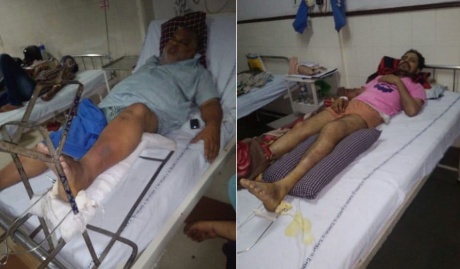 minor boy was driving speedy car, crushed 3 man, serious