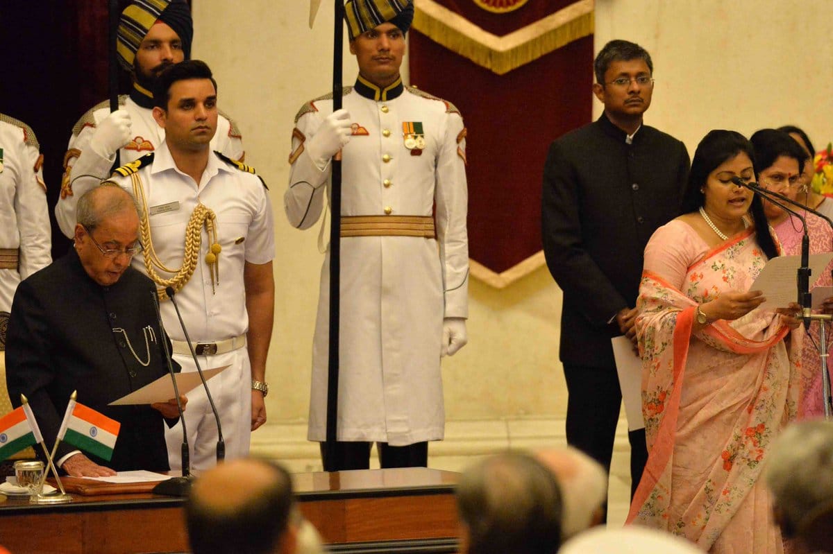 Anupriya Patel become cabinet minister, celebration in her laws house
