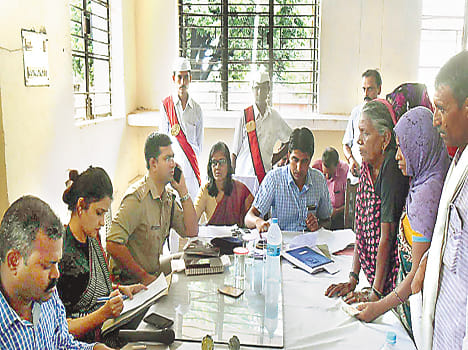 Three officers salary stopped, five warning