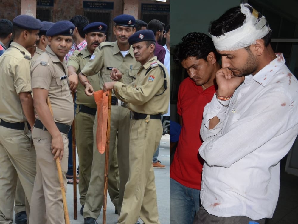 fight between student in dav pg college dehradun