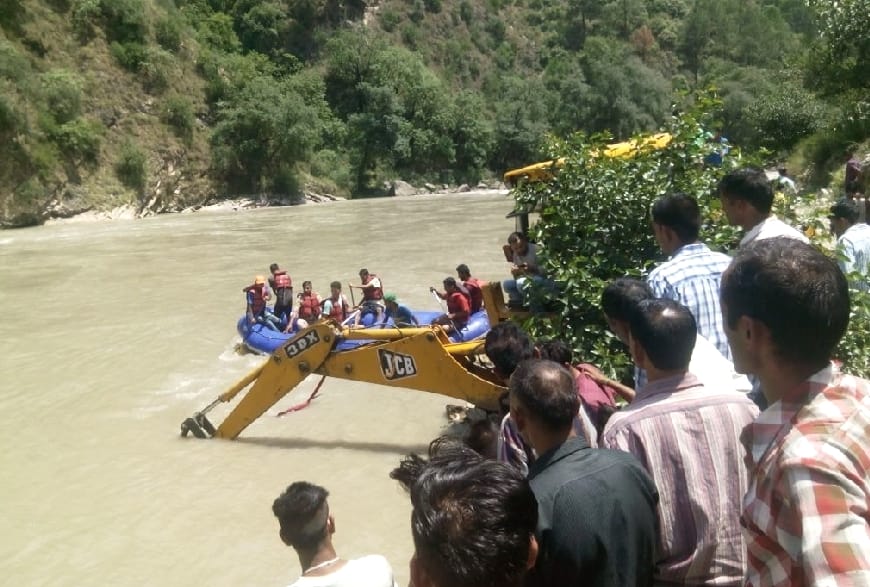 Nano Car recovered from Beas River.
