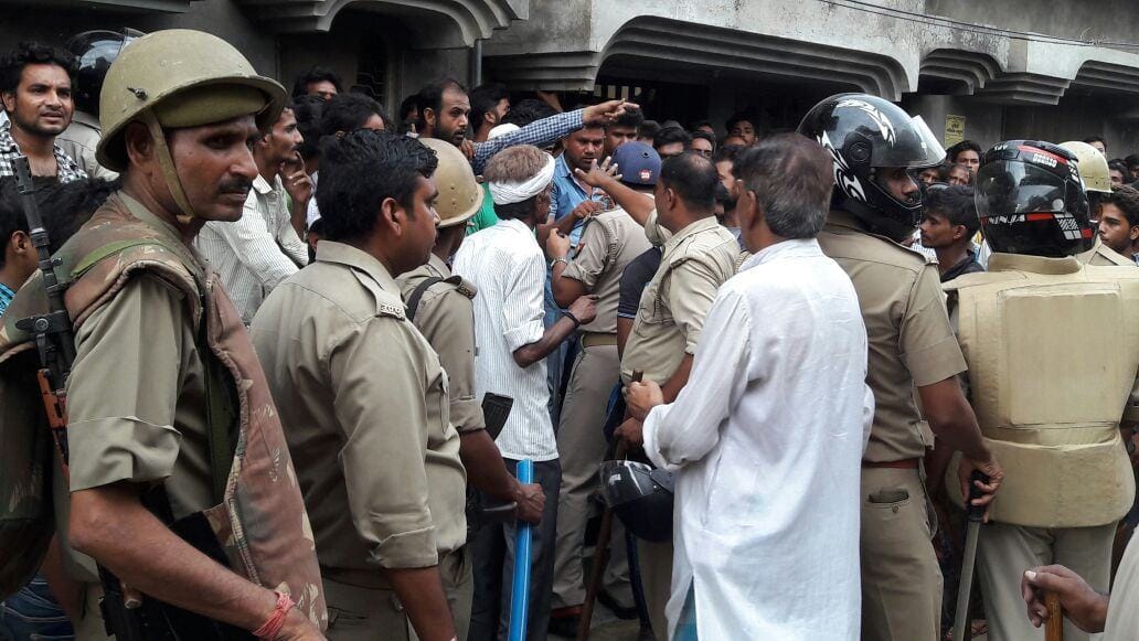 A man get shot in Kakori in Lucknow.