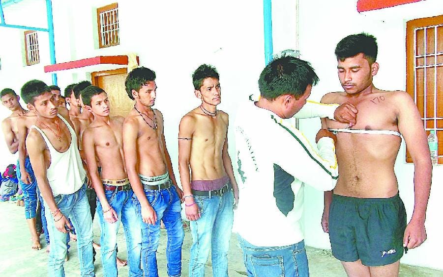 On physical examination of 110 young success