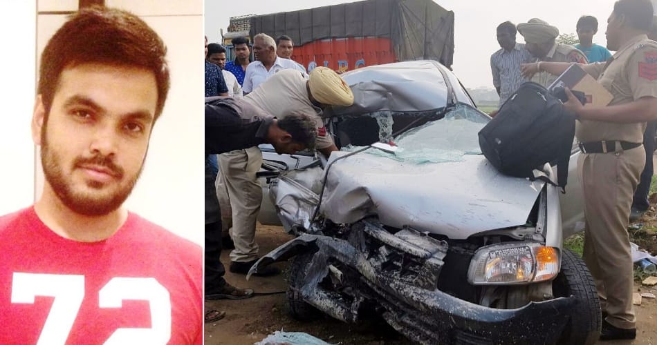 accident, road accident, car accident, panchkula CA died in accident, highway accident, zirakpur