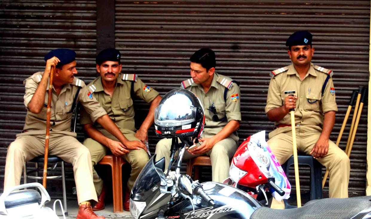  Police were posted at every inch of Jwalapur