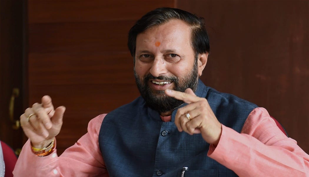 cabinet reshuffle 2016: Javadekar Promoted as HRD minister, smriti irani to get textile ministry