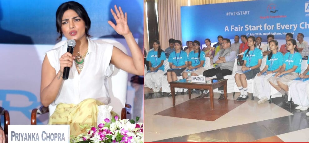 Girls questions to Priyanka Chopra in Amar Ujala Foundation program 