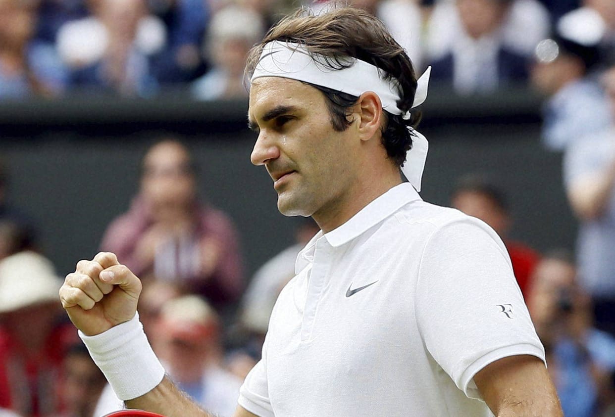 Roger Federer books the berth for wimbledon semis