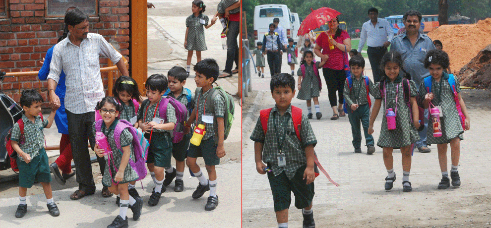 Changes in weather between the open school, began by teaching discipline studies