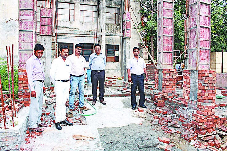 Development Authority stopped the illegal construction