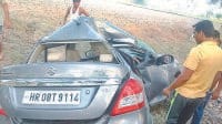 road accident, one dead, two injured, kaithal