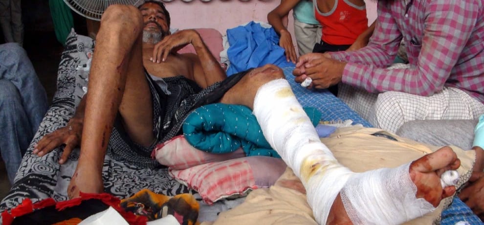 Incident: after Eid wedding of daughter, Two-storey house fell down