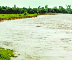  Ghagra over flow, surrounded by five villages