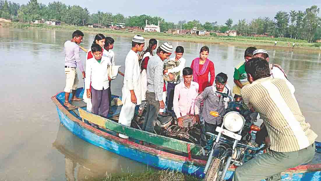 current in boat