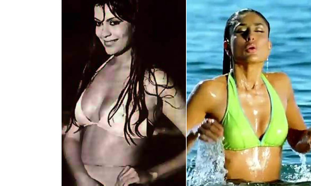 comparison in bikini style in bollywood