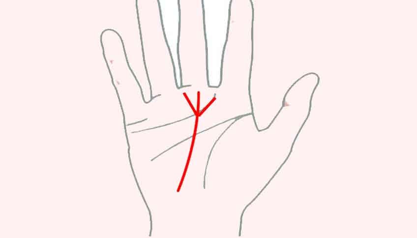 auspicious and lucky sign in palmistry