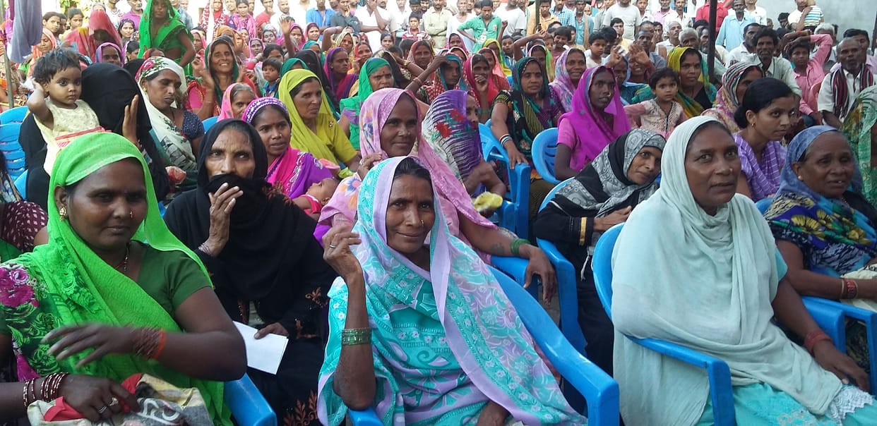 101 women received the gas connection