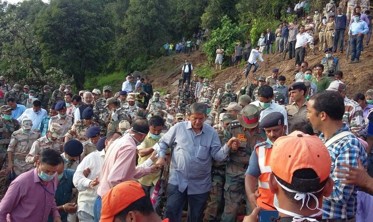 search of missing person in disaster of pithoragarh and chamoli.