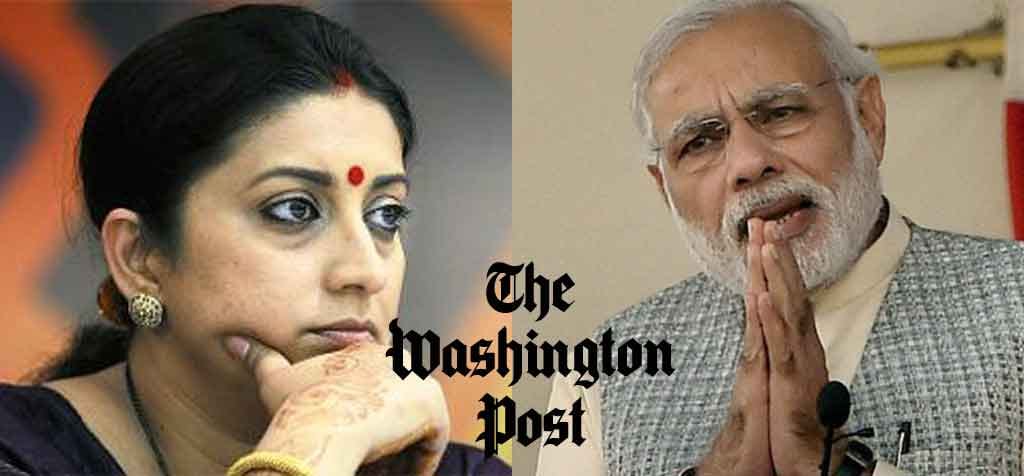 International Media Played role in Smriti Irani Ministry Change?