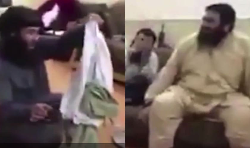 sickening video terrorist shows 'ISIS militants laughing while woman is raped'