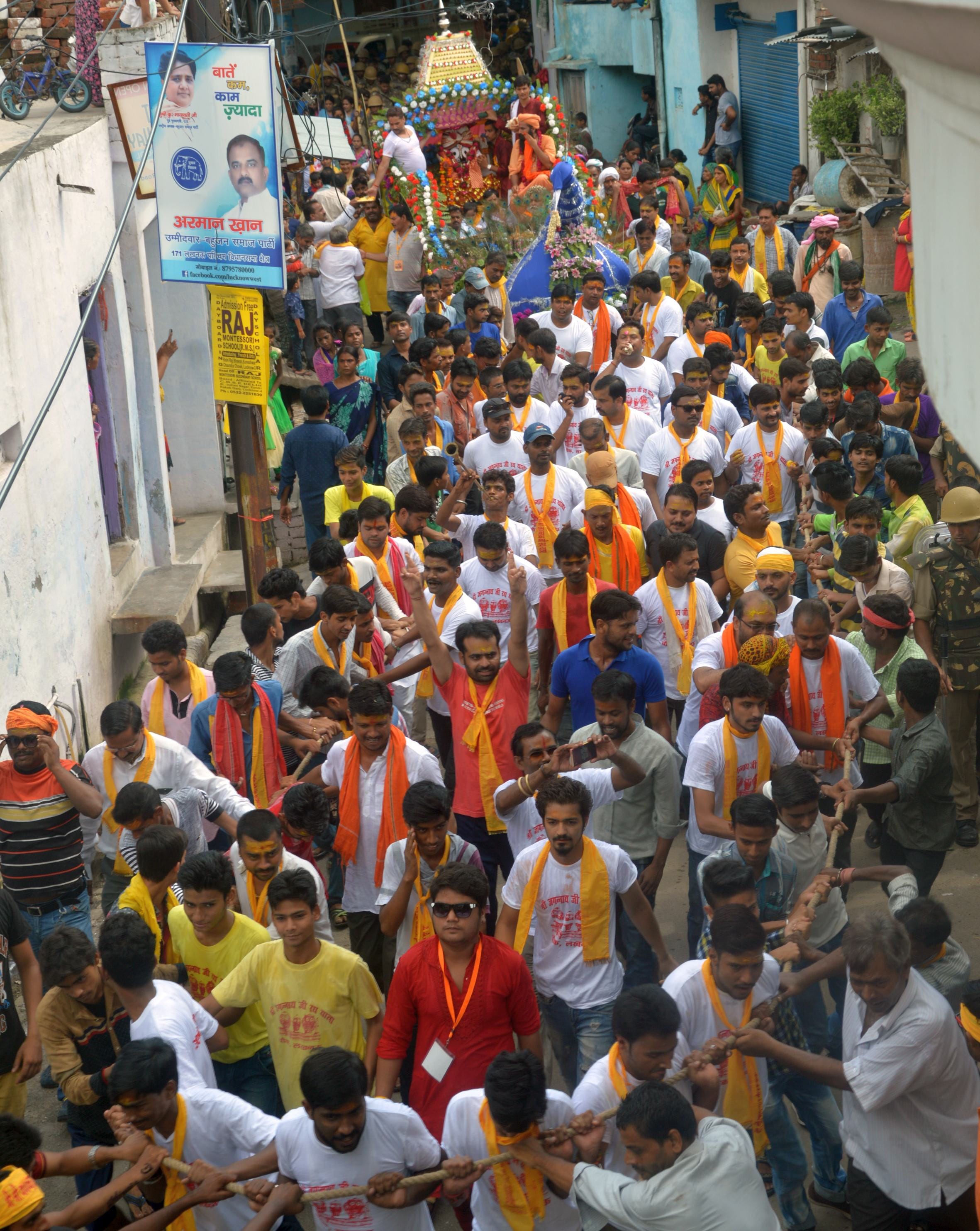 jagannath yatra pictures of lucknow