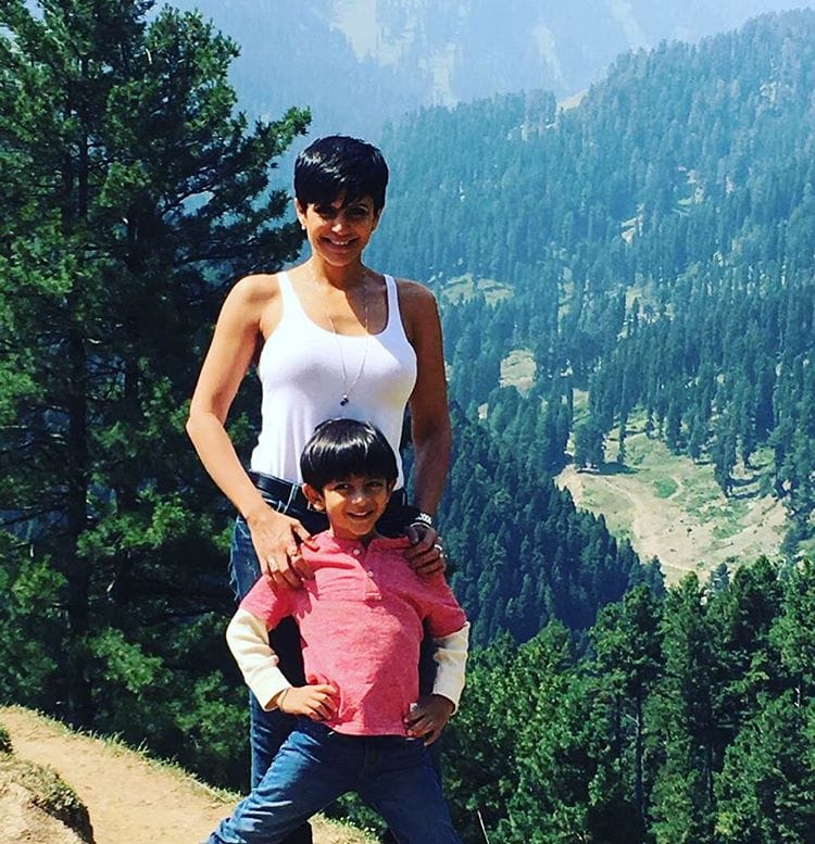 mandira bedi Is holidaying In gulmarg