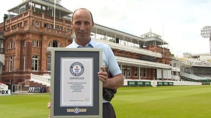 Nasser Hussain took highest catch ever to set Guinness World Record