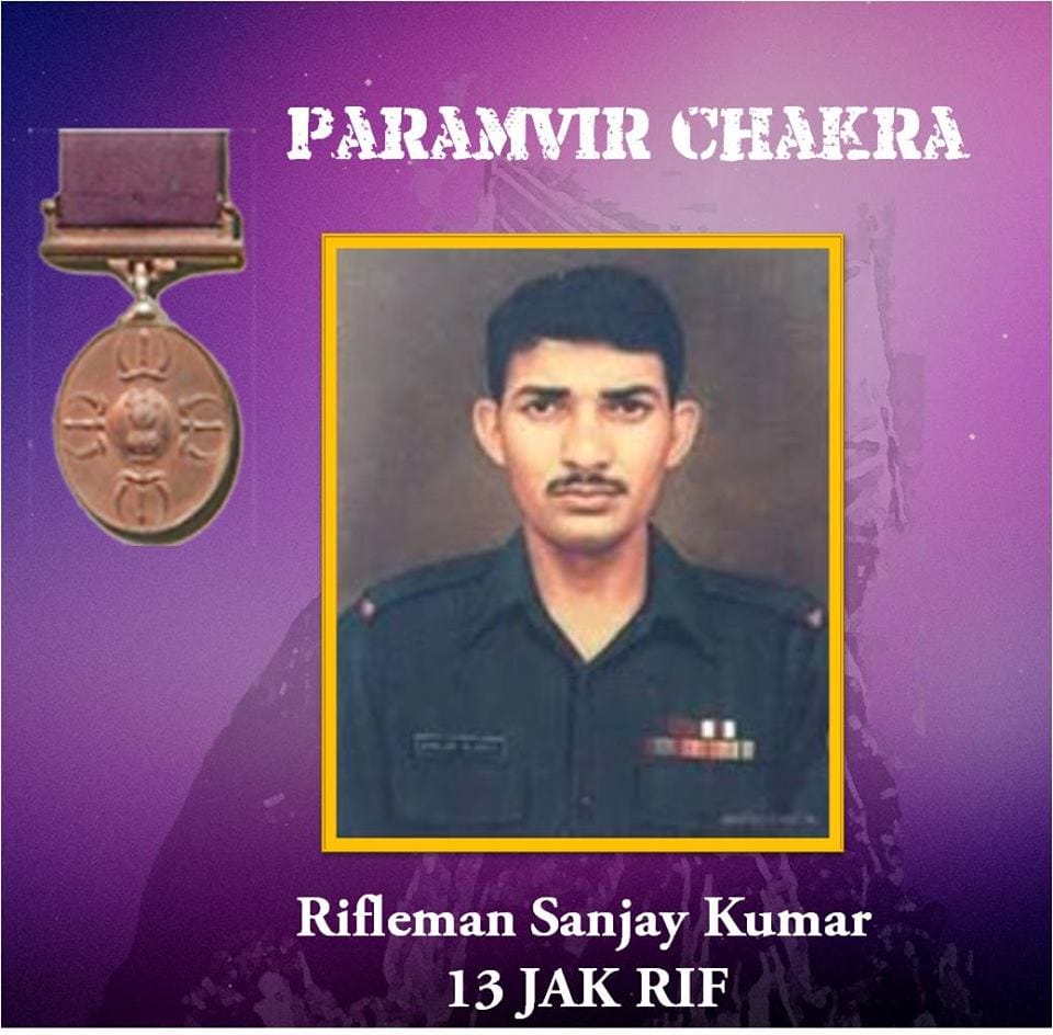 param vir chakra awardee Rifleman Sanjay Kumar