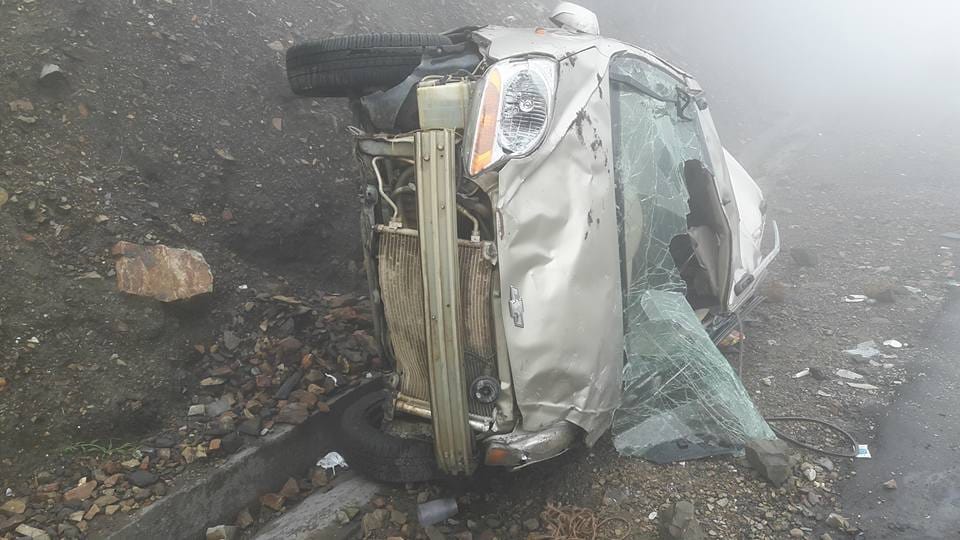 three died in road accident near sirmour himachal pradesh