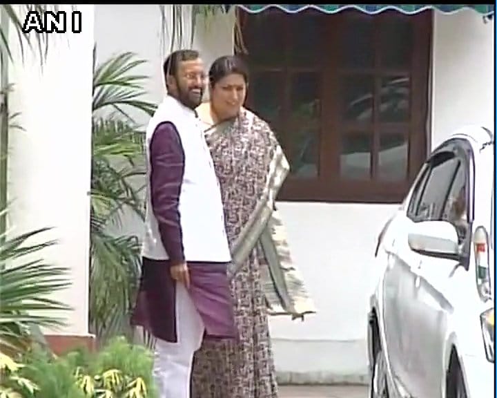Smriti Irani answers after taken charge on Textiles Ministry.
