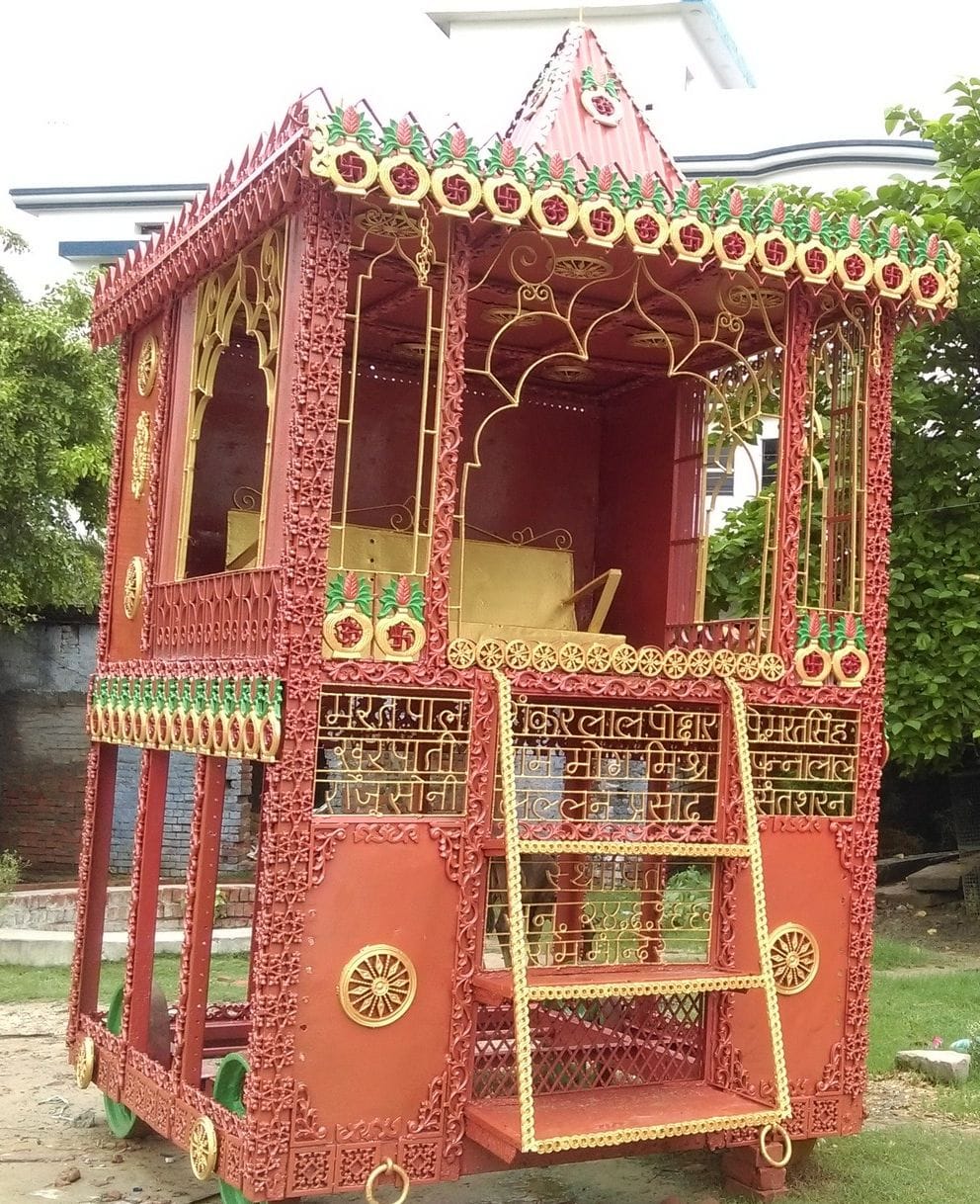 The three-day festival Rath Yatra today